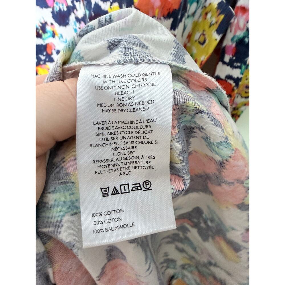 ANTHROPOLOGIE x MAEVE Soren Long-Sleeve Maxi Shirtdress Floral Sz XL $148 {3X32} - Picture 7 of 7